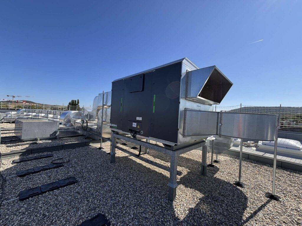 Centrale de Traitement d’Air installée en toiture