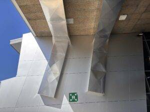 Réseaux aérauliques intégrés en façade